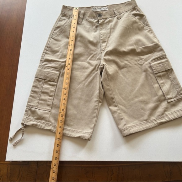 NWOT RB Vintage Utility Cargo Shorts Mens 34 Kaki 14"‎ Inseam (A5) - Picture 2 of 9
